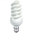 Compact Fluorescent Spiral Bulb 25W = 125W BC B22 Warm White 2700K BELL 05006