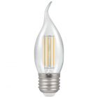 Crompton LED Filament Bent Tip Candle Bulb 5W (40W) ES E27 Warm White Dimmable