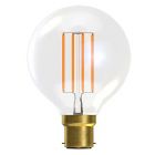 BELL 60137 - 4W BC B22 LED Filament Cage 80mm Clear Globe, Warm White 2700K Dimmable