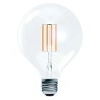 BELL 60141 - LED Filament Clear Globe 125mm 4W 470lm ES E27, Warm White 2700K Dimmable