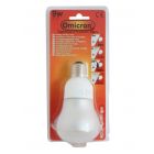 Omicron Low Energy R63 9W (50W) ES E27 Spot Lamp, Warm White 2700K 450lm Non-Dimmable