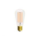 4W LED Filament ST64 ES E27 Squirrel Cage Clear, Dimmable Warm White 2700K