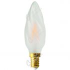 Girard Sudron LED 4W SES/E14 35mm Twisted Frosted Candle Extra Warm White 2700K Dimmable