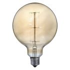 Vintage 125mm Globe Filament Light Bulb 60W ES E27 G125 Dimmable