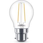 Philips LED Clear Filament Lamp 5W BC/B22 EyeComfort Warm White 2700K Dimmable