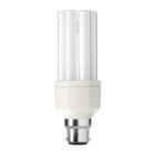 Philips 20W B22 Bayonet Long Life Warm White CFL Energy Saving Lamp