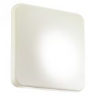 Eglo Lighting EGLO 89254 Giron Small Square Flush Wall/Ceiling Light With A White Plastic Diffuser