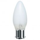 BELL 00260 - 25W 240V BC B22 Frosted White 35mm Candle Light Bulb