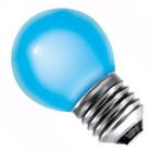 LED 1W 240V ES E27 Festoon Golf Ball Outdoor Round Blue Light Bulb 20,000 hours