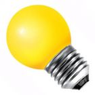 BELL 01521 15W ES/E27 45mm Yellow Coloured Vacuum Filled Round Ball Festoon Lamp