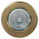 12V Fixed Brass Downlight c/w Lamp holder and fixings