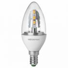 Megaman LED 5W 240V SES E14 Sparkling Mellor Warm White Candle Light Bulb 30W equiv.