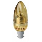 Megaman LED 5W 240V SBC B15d Twisted Gold Candle Light Bulb 25W equiv.