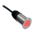 Firstlight 5631ST Outdoor Mini Walkover Red LED's Round Stainless Steel