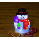 NOMA Battery Operated 20cm Acrylic Snowman
