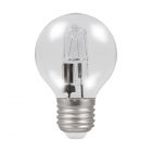 Osram 64543 P 46W = 60W 240V ES E27 Round Golf Ball Clear Halogen Light Bulb