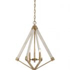 Quoizel QZ/VIEWPOINT/S View Point 3Lt Chandelier Weathered Brass