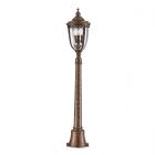Feiss FE/EB4/M BRB English Bridle 3lt Medium Pillar Lantern British Bronze