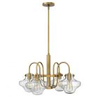 Hinkley HK/CONGRES4/B BC Congress Clear Glass Chandelier Brushed Caramel