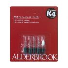 Alderbrook K4 2.5 V 0.33 W 130ma Push in Clear Fairy Lights x4
