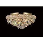Diyas IL32105 Alexandra French Gold/Crystal 6 Light Ceiling Light