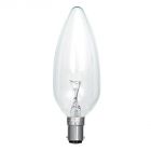 BELL 40W SBC B15 45mm Large Plain Clear Candle Light Bulb