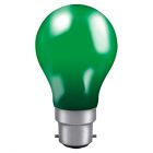Crompton 60W 240V BC B22d Green Coloured GLS Festoon Light Bulb