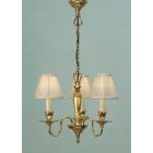 Interiors 1900 CA1SHB-ABY1002P3 Rochamp Asquith 3Lt Pendant & Beige Shades