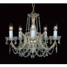 Impex Lighting CP00150/05/G Marie Theresa 5 Light Gold Crystal Ceiling Chandelier Light