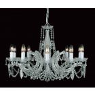 Impex Lighting CP00150/10/CH Marie Theresa 10 Light Chrome Crystal Ceiling Chandelier Light