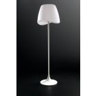 Mantra M1502 Cool Floor Lamp 2 Light E27 Foot Switch Indoor, Matt White/Opal White