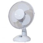 Prem-I-Air 9" (23 cm) White Oscillating Desktop Fan with 2 Speed Settings
