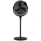 Prem-I-Air 16" (40cm) Power Stand  Height Adjustable Black Fan with Remote Control Timer