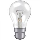 25W Light Bulb BC/B22 230-240V Clear GLS A55 Dimmable 2700K Warm White