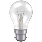 GE 60W 240V Warm White 2700K BC B22 Dimmable GLS Clear Light Bulb