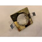 FIRSTLIGHT LV1003BR Low voltage 12v 50w dichroic square polished brass downlight