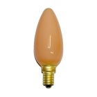 25W 230V E14 Candle Bulb Softone Flame Terracotta Colour Extra Warm