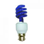 Pro Lite Helix 15W 240V BC/B22 CFL Spiral Blue Lamp