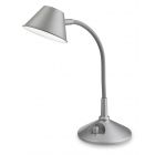 Firstlight 8643SI Curlie LED Task Desk Lamp - Silver - Dimmable - Cool White