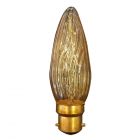 Lampwise 55W 240V BC/B22 Twisted Gold 40mm Lantern Light Bulb
