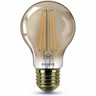 Philips Vintage LED Filament A60 8W = 50W ES/E27 Gold Light Bulb - Extra Warm White