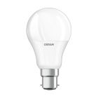 Osram LED Classic 8.5W = 60W BC/B22d Matt Opal Light Bulb - Warm White - Non-Dim