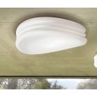 Mantra M3623 Mediterraneo Ceiling/Wall 3 Light E27 Large, Frosted White Glass