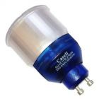 Casell 240v 11W GU10 PAR16 CFL Long Neck Warm White Energy Saving Bulb 72x50mm