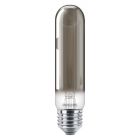 Philips LED Filament Tubular T32 E27 2.3W = 15W Smoked Glass Lamp