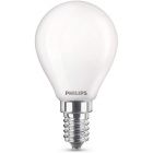 Philips LED 6.5W=60W 806lm SES/E14 Golf Ball Round Opal Warm White Lamp