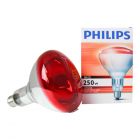Philips Incandescent 230-250V BR125 250W Infrared Reflector Red IR Heat Lamp