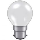Bellight 25W 230-240V BC/B22 Opal White Round Golf Ball Lamp