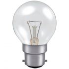 Bellight 60W 230-240V BC/B22 Clear Round Golf Ball Light Bulb