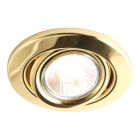 50W GU10 Eyeball Downlight Polished Brass - Dar lighting MAG2040/50